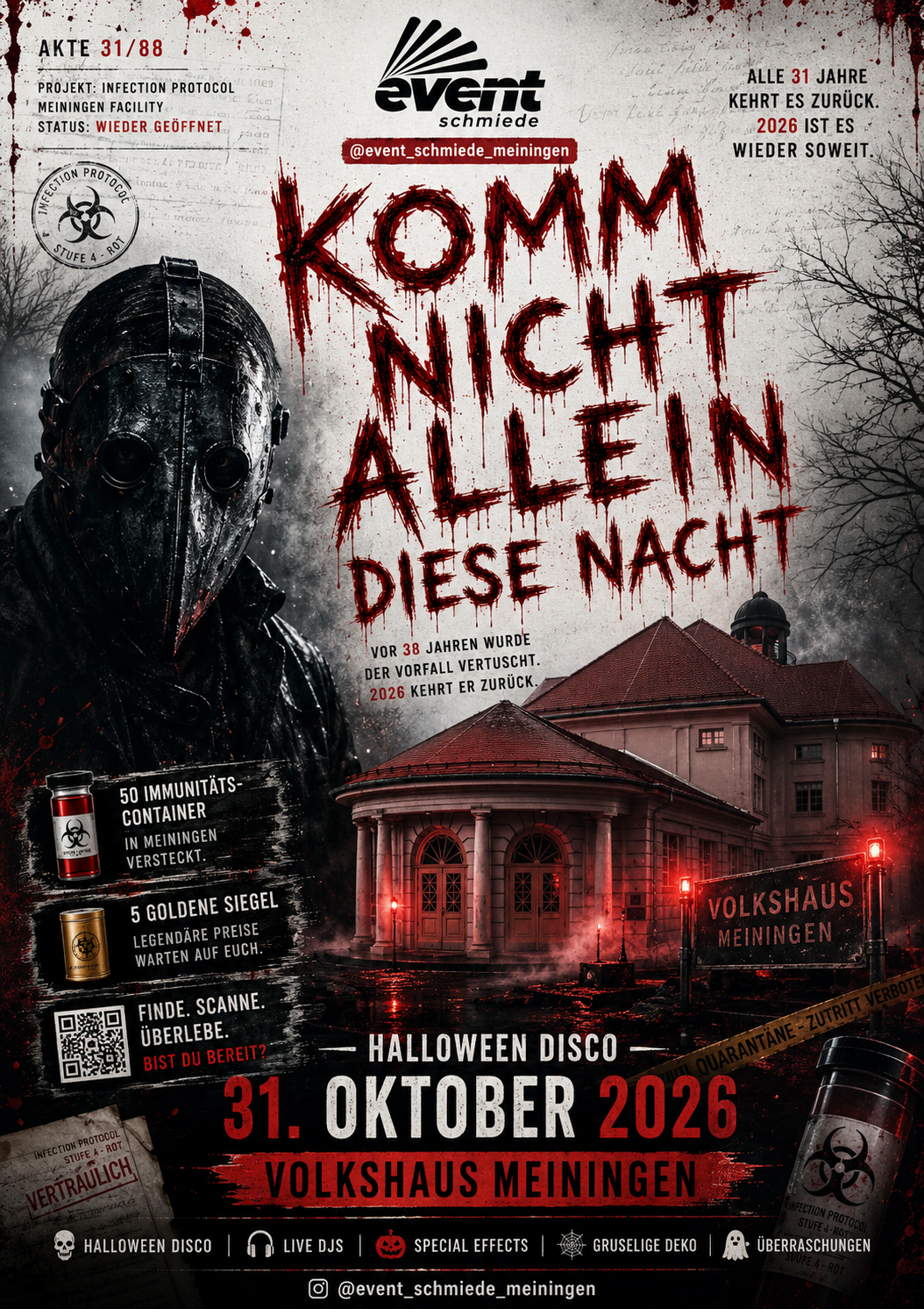 Halloween Party KOMM NICHT ALLEIN DIESE NACHT